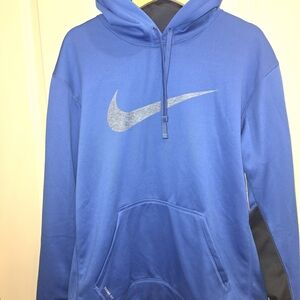 New Nike Men’s Therma-FIT Training Hoodie Royal Blue Size Large